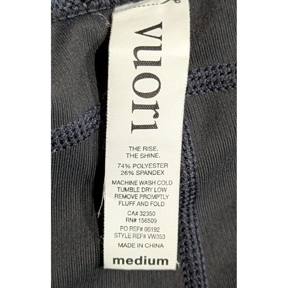 Vuori Gray Pace High Waisted Yoga Women's Activewear Leggings Size Medium - Picture 11 of 12